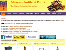 Tablet Screenshot of muzeumkutilstvi.cz